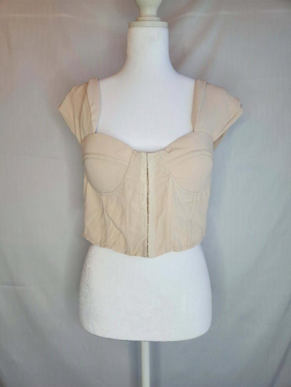 Beige corset top